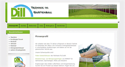 Desktop Screenshot of dill-gartenbautechnik.de